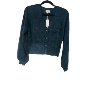 GENTLE FAWN Women's Spruce‎ Fuzzy Cardigan Sweater XS
